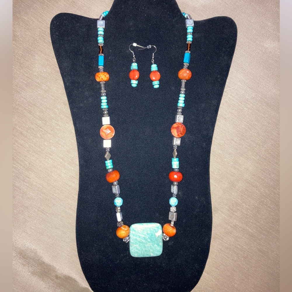 Original Necklace and Earrings Set by Gamali